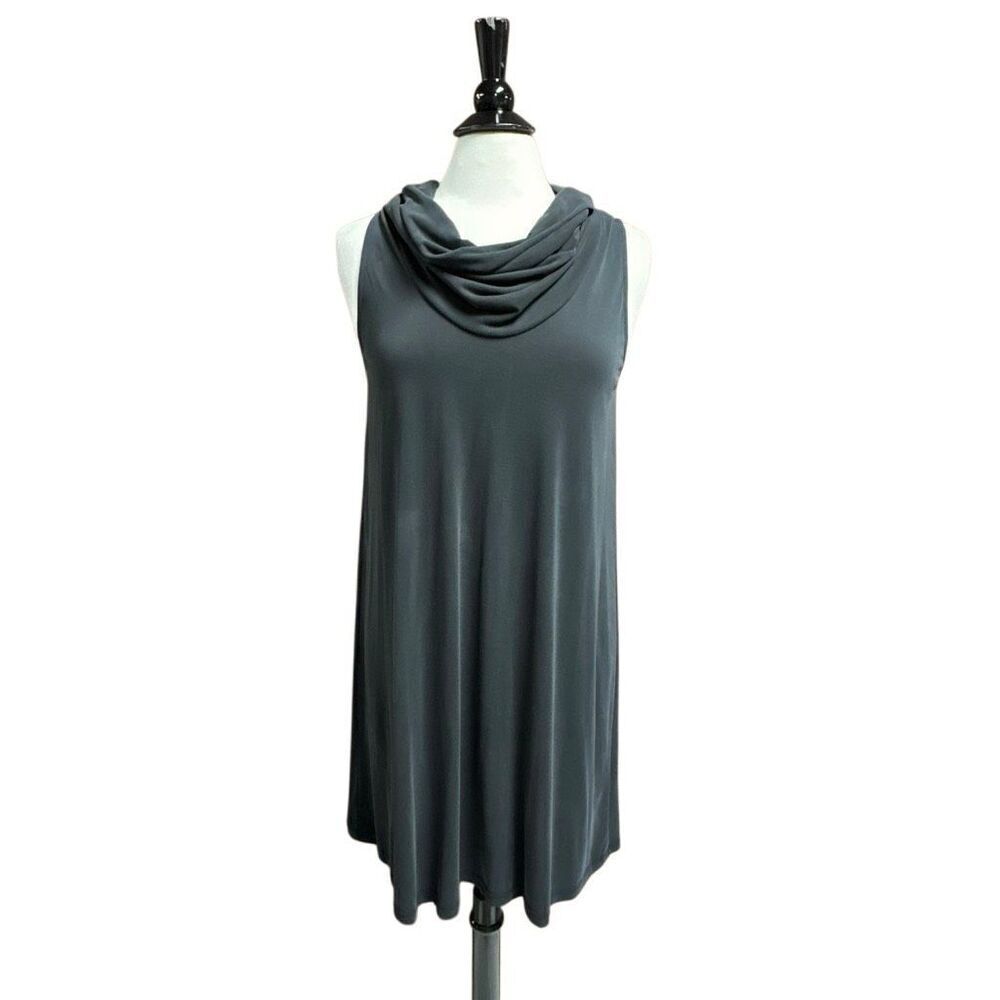 Everly Womens Black Cowl neck Sleeveless Dress Size M NEW